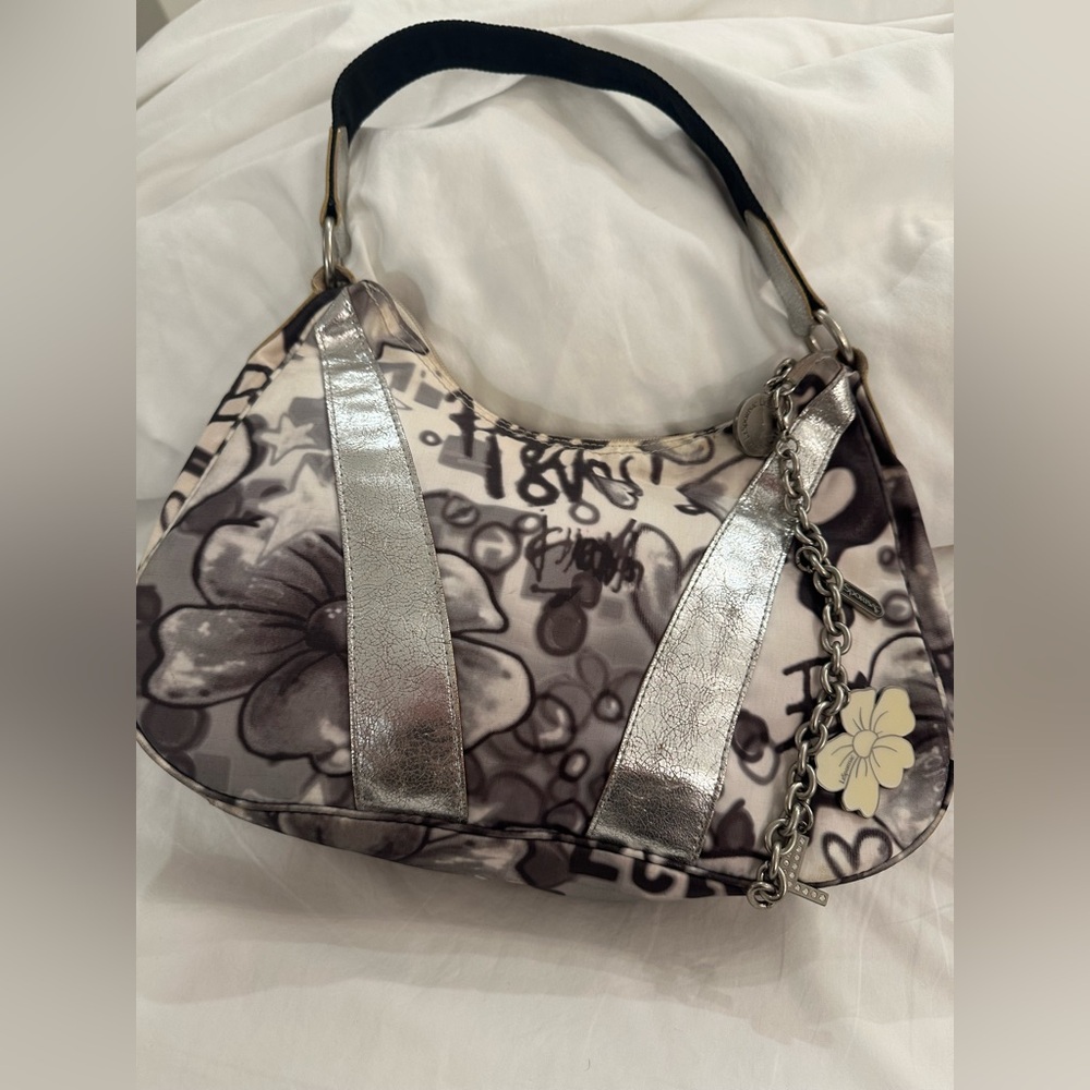 LeSportsac Small Hobo Bag with bag charms Y2K Vintage